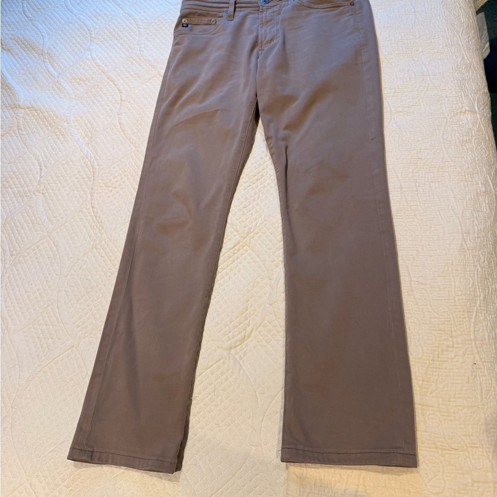 Ag Adriano Goldschmied Tan Casual Pants